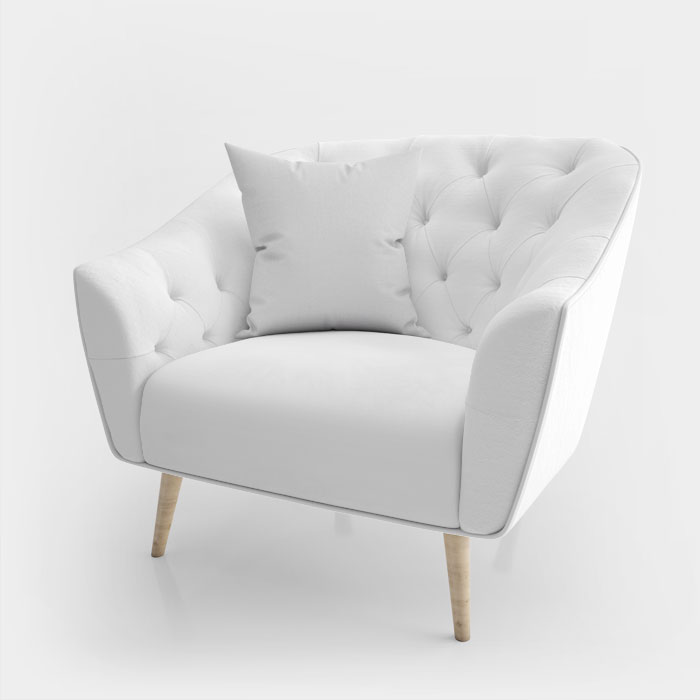 高密度海绵填充软座茶椅